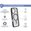 Image de Force Case, Hoesje geschikt voor iPhone 16 - AIR FROST Versterkt Tryax System 3M MagSafe, Zwart
