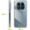 Image de Bigben Connected, Hoesje geschikt voor Xiaomi Redmi Note 15 Pro 5G - Anti-Shock Flexibel TPU Anti-Vergeling, Transparant