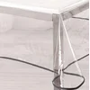 Image de Tafelkleed plastic - Antraciete afwerking - Tafelzeil transparant - 140x240cm - Gourmet