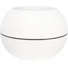 Image de RIVIERA GRANIT BOULE ronde bloembak - Kunststof - Diameter 50 cm - Wit