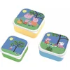 Image de Lunchbox Peppa Pig 3 in elkaar 12/12/5 cm