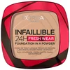 Image de L’Oréal Paris Infaillible 24h Fresh Wear Foundation in a Powder - poeder - foundation en poeder in één - 24 uur lang een natuurlijke, egale en matte finish - geeft niet af - 120 Vanille - 9 gr.