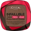 Image de L’Oréal Paris Infaillible 24h Fresh Wear Foundation in a Powder - poeder - foundation en poeder in één - 24 uur lang een natuurlijke, egale en matte finish - geeft niet af - 390 Ebene Foundation - 9 gr.