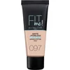 Image de Maybelline New York - Fit Me Matte + Poreless Foundation - 097 Natural - Medium Dekkende Foundation met Matte Finish voor de Normale tot Vette Huid - 30 ml