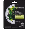 Image de GARNIER - Black Textile Mask with Seaweed Extract Pure Charcoal Skin Natura l s (Black Tissue Mask) 28 g - 28.0g