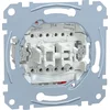 Image de Sokkel - Wissel/wisselschakelaar - Merten - Schneider Electric - MTN3126-0000