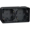 Image de Opbouwbehuizing 2-voudig Horizontaal - Opbouw - Antraciet - Mureva Styl - Schneider Electric - MUR37914