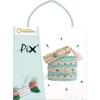 Image de Avenue Mandarine Pix Tresor Creatieve Set: 3 Armbanden met Kruissteek