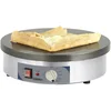 Image de premium ronde crêpemaker 2700w 40cm roestvrij staal - casselin - ccr40ep