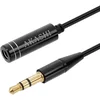 Image de Audio Kabel 3,5 mm Jack man-vrouw Aux Universeel Lengte 1 m Akashi Zwart