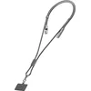 Image de Akashi, 3 in 1 Choker met 100W USB-C naar USB-C en Lightning kabel, Zilver