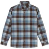 Image de Quiksilver Motherfly Plaid Overhemd Met Lange Mouwen Blauw 2XL Man