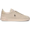 Image de Polo Ralph Lauren Hrt Crt Rib-sneakers-low Top Lace Sneakers - Textiel - Heren - Beige - Maat 44