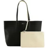 Image de LACOSTE Schoudertas Shopper Anna Shopping Bag Noir Farine Zwart Beige
