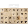 Image de Aladine stempelset alfabet medium houten letterstempels creatief.