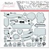 Image de Aladine Aladine Stampo Bullet Journal Clear Stempels 16x16 cm Banners en Pictogrammen