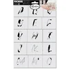 Image de Aladine sjabloon set alfabet 20x30 cm - creatieve stencil voor kinderen.
