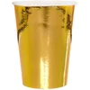 Image de SANTEX - 10 goudkleurige metallic kartonnen bekers van 25 cl