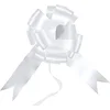 Image de Santex trouwauto lint met strikjes - Bruiloft - wit satijnglans - just married - autodecoratie set