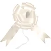 Image de Santex trouwauto lint met strikjes - Bruiloft - wit/creme satijnglans - just married