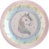 Image de Santex eenhoorn thema feest wegwerpbordjes - 10x - 23 cm - unicorn/magie themafeest