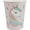Image de Santex feest wegwerp bekertjes - Eenhoorn Thema - 10x stuks - 270 ml - karton - unicorn/magie