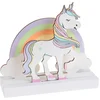 Image de SANTEX - Eenhoorn houten middelpunt 14 x 13 cm