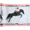 Image de SANTEX - Non-woven tafelloper paardrijden 5 m x 30 cm ruiter en paard