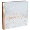 Image de SANTEX - Gastenboek "Happy Birthday" Rose Goud 24 x 24 cm, witte omslag