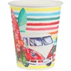 Image de Santex Hawaii thema feest wegwerp bekertjes - 10x - 270 ml - karton - Tropisch themafeest