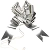 Image de Santex trouwauto lint met strikjes - Bruiloft - zilver - just married - autodecoratie set