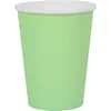 Image de Santex feest/verjaardag bekertjes - 10x stuks - karton - mintgroen - 270 ml