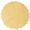 Image de HOBI - 6 ronde tule onderleggers, goud metallic 24 cm voor feesttafel