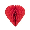 Image de HOBI - Rood honingraat papier hart 30 cm ophangdecoratie