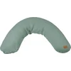 Image de Béaba Big Flopsy  Fleur de coton® Zwangerschapskussen - Zijslaapkussen volwassenen - Voedingskussen - Groen - 170cm