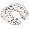 Image de doomoo Softy - Voedingskussen & Nursing Pillow - Ergonomisch - Microkorrels - Biologisch katoen - Compact - Leopard Cream