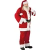 Image de Chaks Kerstman verkleed kostuum 4-dlg - polyesterfluweel - one size M/L - voor volwassenen