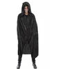 Image de Halloween Dracula cape - voor volwassenen - zwart - fluweel - L182 cm