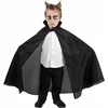 Image de Halloween Dracula cape - voor kinderen - zwart - L85 cm