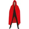 Image de Halloween Dracula cape - voor volwassenen - rood - fluweel - L182 cm