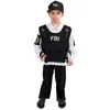 Image de Serieuze Fbi Agent Kind Kostuum