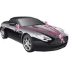 Image de Chaks Trouwauto decoratie lint - fuchsia roze - just married - bruiloft benodigdheden