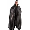 Image de Halloween Dracula cape - voor volwassenen - zwart - satijn - L163 cm