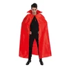 Image de Halloween Dracula cape - voor volwassenen - rood - satijn - L163 cm
