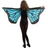 Image de Chaks Vlinder verkleed vleugels - blauw - voor kinderen - Carnavalskleding / accessoires