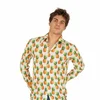 Image de Foute Hawaii blouse ananas - verkleed overhemd - heren - Carnavalskleding verkleedoutfit - tropisch thema L