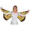 Image de Chaks Vlinder vleugels - geel - voor volwassenen - Carnavalskleding/accessoires