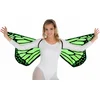 Image de Chaks Vlinder vleugels - groen - voor volwassenen - Carnavalskleding/accessoires