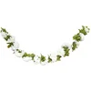 Image de CHAKS - Witte hortensia bloemenslinger 220 cm voor bruiloft