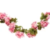 Image de Lichtroze & Roze Bloemen - 220 CM